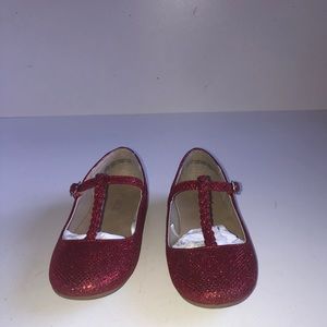 Sparkly Red Flats